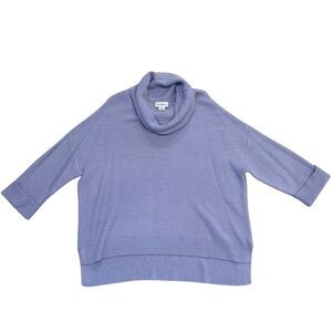 Liz Claiborne Purple Cowl Neck Knit Pullover Sweater Women’s XXL